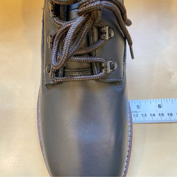 McKinley chukka boots shoe lace up black men unisex oil restant white sole plaid - Picture 13 of 14